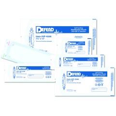 4 boxes of 200 DEFEND PLUS Self Sealing Sterlization Pouches 2.25" X 4"