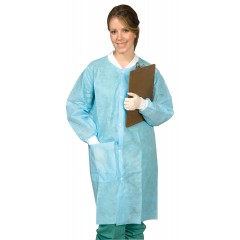 DEFEND Disposable Lab Coats, 10/bag (Medium)