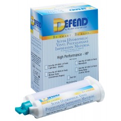 DEFEND Super Hydrophilic Vinyl Polysiloxane Impression Material ( VPS ) - 4/pk ( Light Body Fast Set )