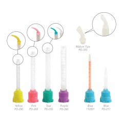 PacDent HP Mixing Tips - Teal, 1:1, 100/pk