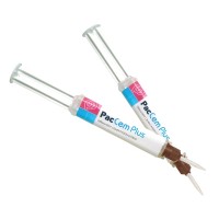 PacDent PacCem Plus™ Permanent Cement - 1 X 6 gm. PacCem Plus syringe, 15 blue mixing tips