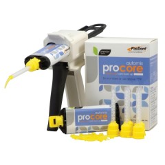 PacDent ProCore™ Dual Cure Core Build-Up - Intro Pack: 1 X 50gm cartridges (choose between A2 and blue), 15 X mixing tips, 1 X dispensing gun