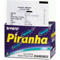 Piranha Diamonds FG #811-037 Coarse Grit, Barrel, Single Use - Sterile