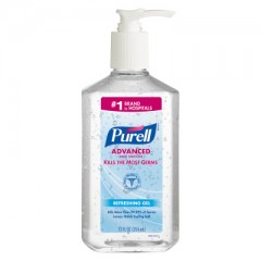 PURELL® Advanced Hand Sanitizer Gel 12 fl oz Table Top Pump Bottle - Case of 12