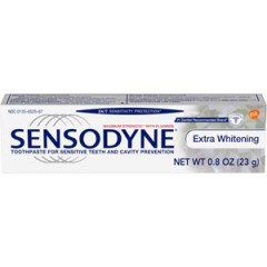Sensodyne® Extra Whitening Toothpaste Size. 0.8 oz.