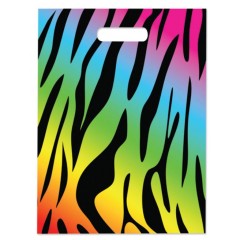 Sherman Dental NEON ANIMAL PRINT FULL COLOR BAG 9" x 13"