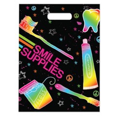 Sherman Dental NEON DOODLE FULL COLOR BAG 9" x 13"