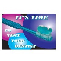 Sherman Dental IT'S TIME TO VISIT POSTCARD 4-UP