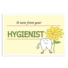 Sherman Dental HYGIENIST FLOWER NOTE 4-UP