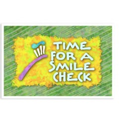 Sherman Dental TIME FOR A SMILE CHECK POSTCARD