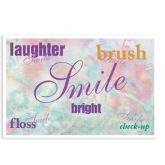 Sherman Dental WORDS POSTCARD 4-UP