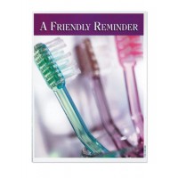 Sherman Dental TOOTHBRUSHES FRIENDLY REMINDER 4-UP