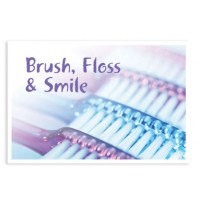 Sherman Dental BRUSH FLOSS SMILE 4-UP