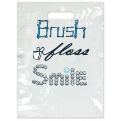 Sherman Dental LARGE BRUSH/FLOSS SMILE BAG 9" x 13"