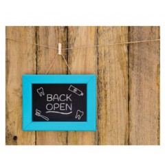 Sherman Dental BACK OPEN CHALKBOARD POSTCARD