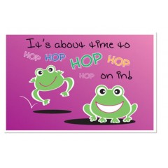 Sherman Dental HOPPING FROGS POSTCARD