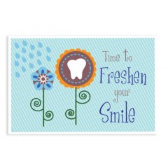 Sherman Dental TIME TO FRESHEN YOUR SMILE POSTCARD