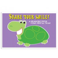 Sherman Dental TURTLE SHARE POSTCARD