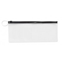 Sherman Dental 10" VINYL POUCH- BLACK ZIPPER