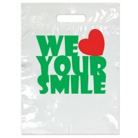 Sherman Dental SMALL WE LOVE YOUR SMILE BAG 7 1/2" x 9"