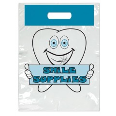 Sherman Dental SMALL BLUE SMILE BAG 7 1/2" x 9"