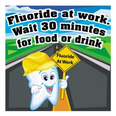 Sherman Dental FLUORIDE AT WORK STICKERS