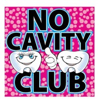 Sherman Dental NO CAVITY CLUB STICKERS