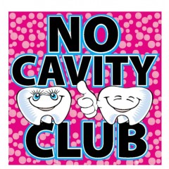 Sherman Dental NO CAVITY CLUB STICKERS