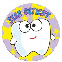 Sherman Dental STAR PATIENT TOOTH STICKERS