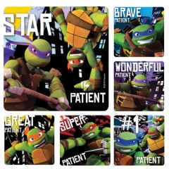 Sherman Dental TEENAGE MUTANT NINJA TURTLES PATIENT STICKERS