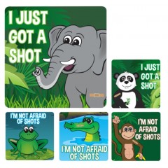 Sherman Dental I GOT A SHOT MEDICAL PATIENT STICKERS