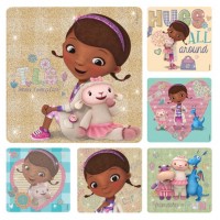 Sherman Dental DOC MCSTUFFINS GLITTER STICKERS