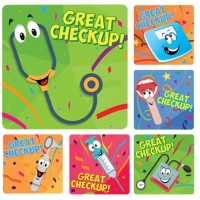 Sherman Dental GREAT CHECK-UP STICKERS (100)