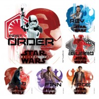 Sherman Dental STAR WARS VIII THE LAST JEDI STICKERS