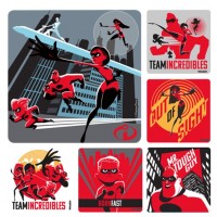 Sherman Dental THE INCREDIBLES 2 STICKERS