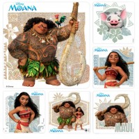 Sherman Dental MOANA GLITTER STICKERS