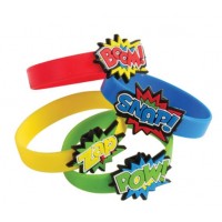 Sherman Dental SUPERHERO RUBBER BRACELETS