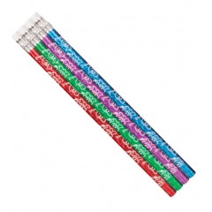 Sherman Dental 7.5" SPARKLE TOOTH PENCIL ASSORTED