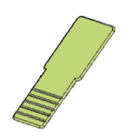 Sirona- XIOS PLUS Posterior Sensor Holder Tab, Green, 100/Pk. Disposable Intraoral