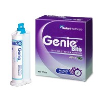 SULTAN VPS GENIE IMPRESSION MATERIAL - Genie Bite Registration , Fast Set , Mint Flavor , 2 x 50ml Cartridges , 6 Mixing Tips