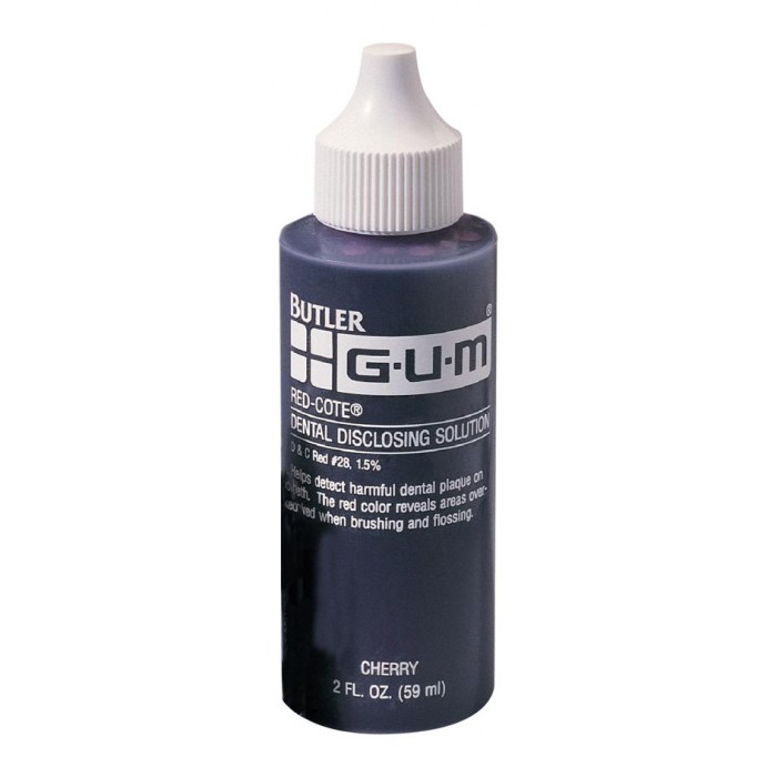 Strøm Moderne Akkumulerede Sunstar GUM Red-Cote Disclosing Solution, liquid 2 oz. bottle