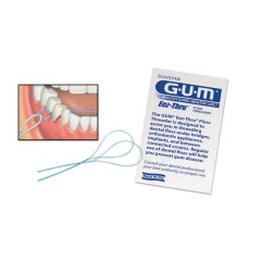 Sunstar GUM Eez-Thru floss threader patient samples, box of 100