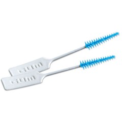Sunstar GUM Soft-Picks Wider Spaces, Blue 72 Pk/Bx. Tapered design with flexible and soft bristles