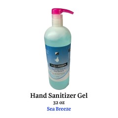 Derma MedSpa Moisturizing Hand Gel Sanitizer Sea Breeze 32 oz