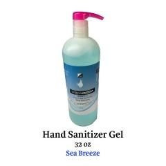 Derma MedSpa Moisturizing Hand Gel Sanitizer Sea Breeze 32 oz