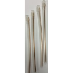 TMG 6" Disposable Saliva Ejector 100 pcs / Bag,  Clear/Clear tip