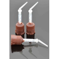 DENTAL MIXING TIPS With long Intra oral Endo Tip Brown/White 48/pk
