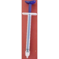 TM Global Luer-Lock Endo Irrigation Syringes- 1 cc, Clear Cover / Blue Plunger, 50/Bag