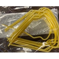 TMG Disposable Safety Glasses ( eye Shield ) Yellow Frame- 10pcs / Bag