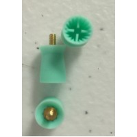 TM Global Disposable Prophy Cups- Screw-on Soft cups Green, 100/bag